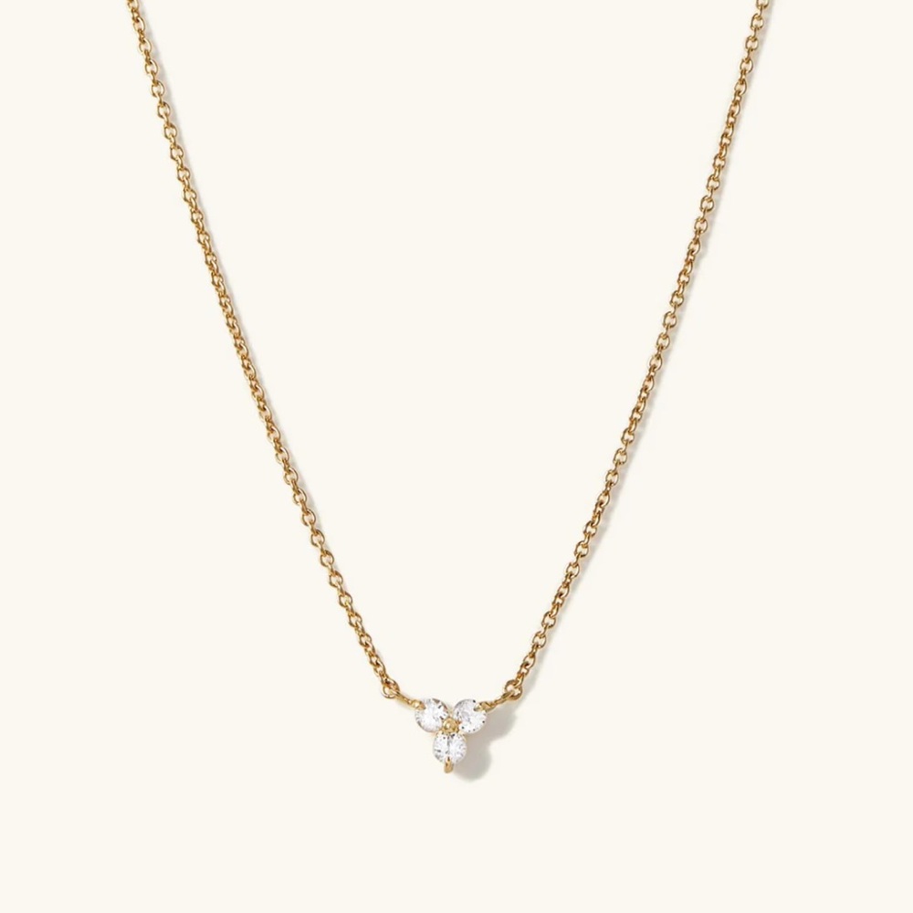Mejuri Lotus Necklace